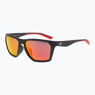 Sonnenbrille GOG Altiplano matte black/red/reflex black red