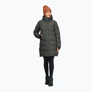 Gefütterter Damenmantel Alpinus Iparla olive green