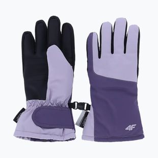 Kinder-Skihandschuhe 4F Fnk U189 light violet