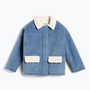 KID STORY Kinderjacke Teddy Air blau Blumen