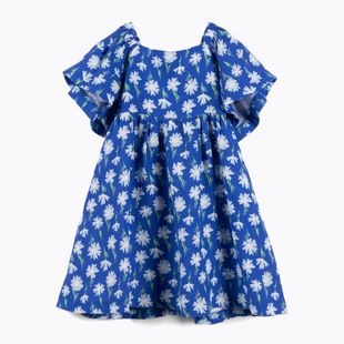 KID STORY Kinderkleid Leinen blau Wiese