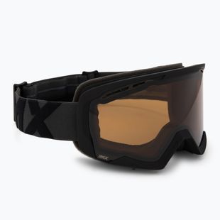 Skibrille IMX Snow black matt/black/clear/brown