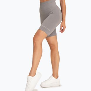 Training Biker Shorts Damen Gym Glamour Push Up 2.0 ghost grey