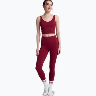Damen-Yoga-Leggings JoyInMe Oneness Ease 7/8 red wine