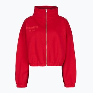 Fleecejacke für Damen JoyInMe Zip Flow Sweatshirt berry crash