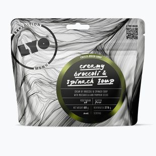 Gefriergetrocknete Lebensmittel LYOFOOD Cremige Brokkoli- und Spinatsuppe 370 g