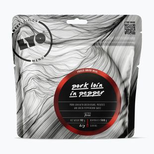 Gefriergetrocknete Lebensmittel LYOFOOD Schweinelende in grünem Pfeffer 500 g