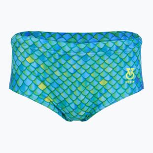 Schwimm-Boxershorts Herren SWEEP Aqua Hippos Blau/Gelb/Grün