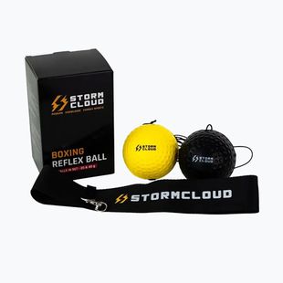 Reflexbälle StormCloud Reflex Ball Duo yellow/black