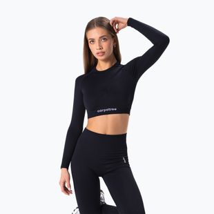 Trainings Longsleeve Damen Carpatree Allure Seamless black
