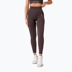 Damen-Trainingsleggings Carpatree Allure Seamless berry brown
