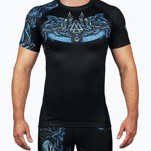 Herren Ground Game Viking Rashguard schwarz-blau 21RASHVIK