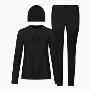 Kinder Thermo-Unterwäsche-Set Viking Football Riko 2.0 Base Layer black