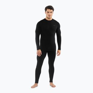 Herren-Funktionsunterwäsche-Set Viking Meriboo Base Layer black