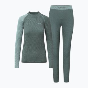 Damen-Set Funktionsunterwäsche Viking Mounti Base Layer green