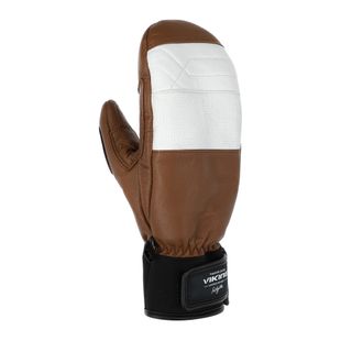 Skihandschuhe Viking Send It brown/white