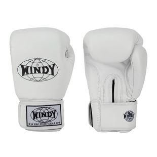 Boxhandschuhe WINDY Classic Genuine Leather white