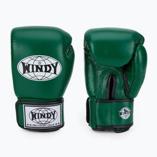 Boxhandschuhe WINDY Classic Genuine Leather green