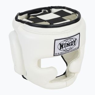 Boxhelm WINDY Genuine Leather white