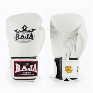 Boxhandschuhe RAJA BOXING Single Standard Genuine Leather white