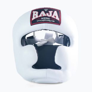 Boxhelm RAJA BOXING Genuine Leather white