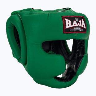 Boxhelm RAJA BOXING Semi Leather green