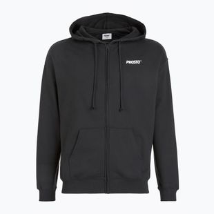 Herren PROSTO Hoodie Logo Zip schwarz