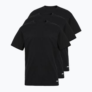 Herren T-Shirt PROSTO Basic 3er-Pack schwarz