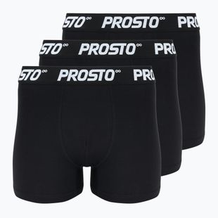 PROSTO Herren-Boxershorts KL252MACC 3 Paar schwarz