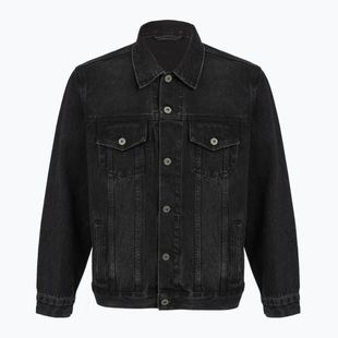 Herren PROSTO Civil washed black jacket