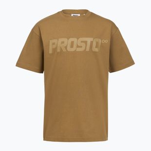 Herren-Shirt PROSTO Big Logo cinnamon beige