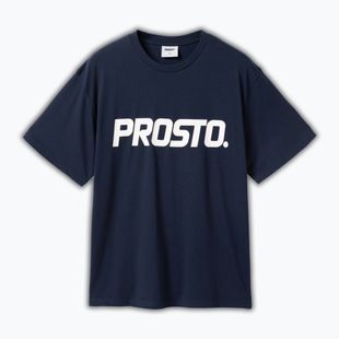 Herren-Shirt PROSTO Big Log navy blue