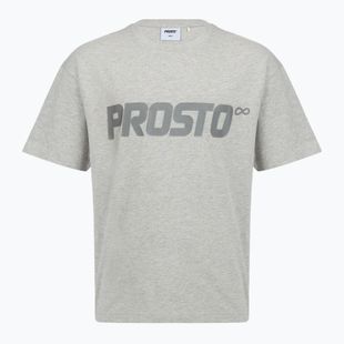 Herren-Shirt PROSTO Big Log grey/melange