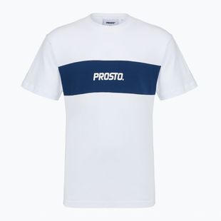Herren-Shirt PROSTO Root white/navy blue