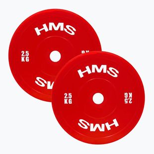 PE Olympisches Gewicht HMS TPP02 2 x 2,5 kg rot