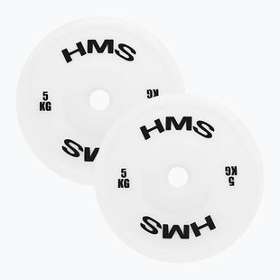 PE Olympisches Gewicht HMS TPP05 2 x 5 kg weiß