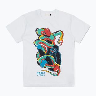 Shirt MANTO X Panku Struggle Weiß