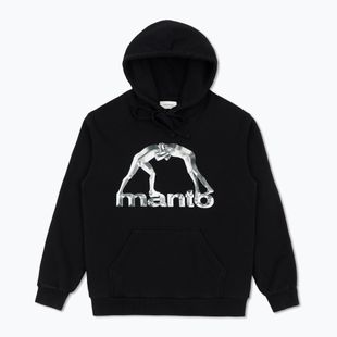 Sweatshirt Hoodie MANTO Metal 24 Schwarz