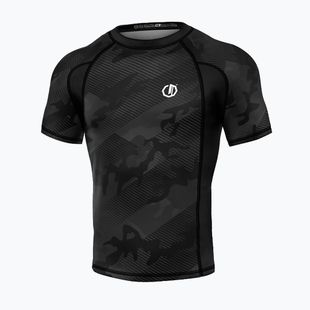 Herren-Rashguard Octagon Legion Premium black line camo