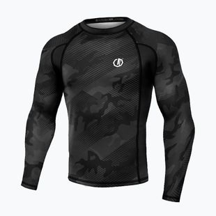 Langarm-Rashguard Octagon Rashguard Legion Premium Line Camo Black