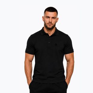 Herren-Poloshirt Octagon Legion Small Logo 3D Polo black