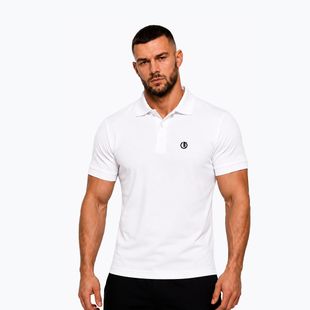 Herren-Poloshirt Octagon Legion Small Logo 3D Polo white