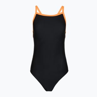 Damen-Einteiler Badeanzug Clap Jednowarstwowy black/orange