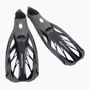 AQUA-SPEED Schnorchelflossen Inox weiß