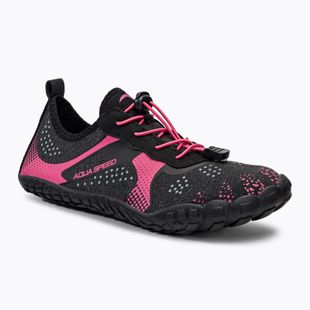 Damen Wasserschuhe AQUA-SPEED Nautilus schwarz-rosa 637