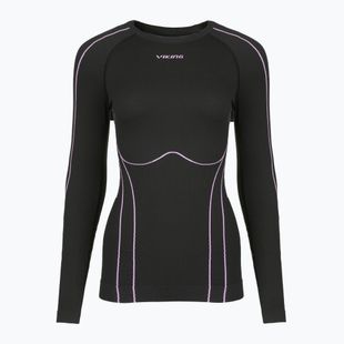 Damen Thermo-Longsleeve Viking Etna 2.0 black/purple