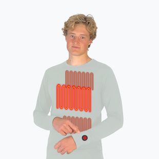 Glovii GJ1G grau beheiztes Sweatshirt