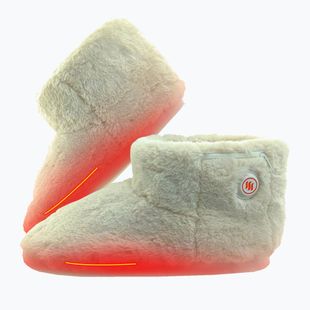 Glovii GQ7 beige beheizte Hausschuhe