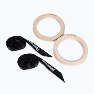 Gymnastikräder aus Holz mit Riemen THORN FIT 301637