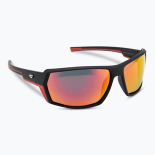 Sonnenbrille GOG Mistral matt black/red/polychromatic red